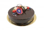 Sort og hvit sjokolademousse kake