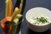 Grønnsaker med dipp